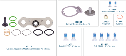 [122216] Caliper Mechanism Repair Kit (Right) 