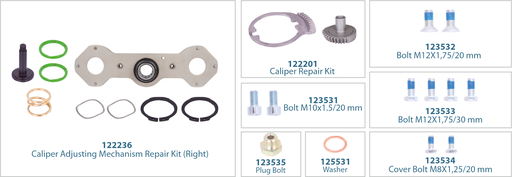 [122238] Caliper Mechanism Repair Kit (Right) 