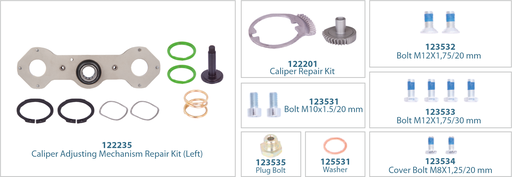 [122237] Caliper Mechanism Repair Kit (Left) 