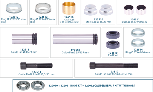 [122012] Caliper Repair Kit