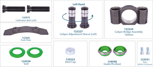 [122233] Caliper Repair Kit (Left)